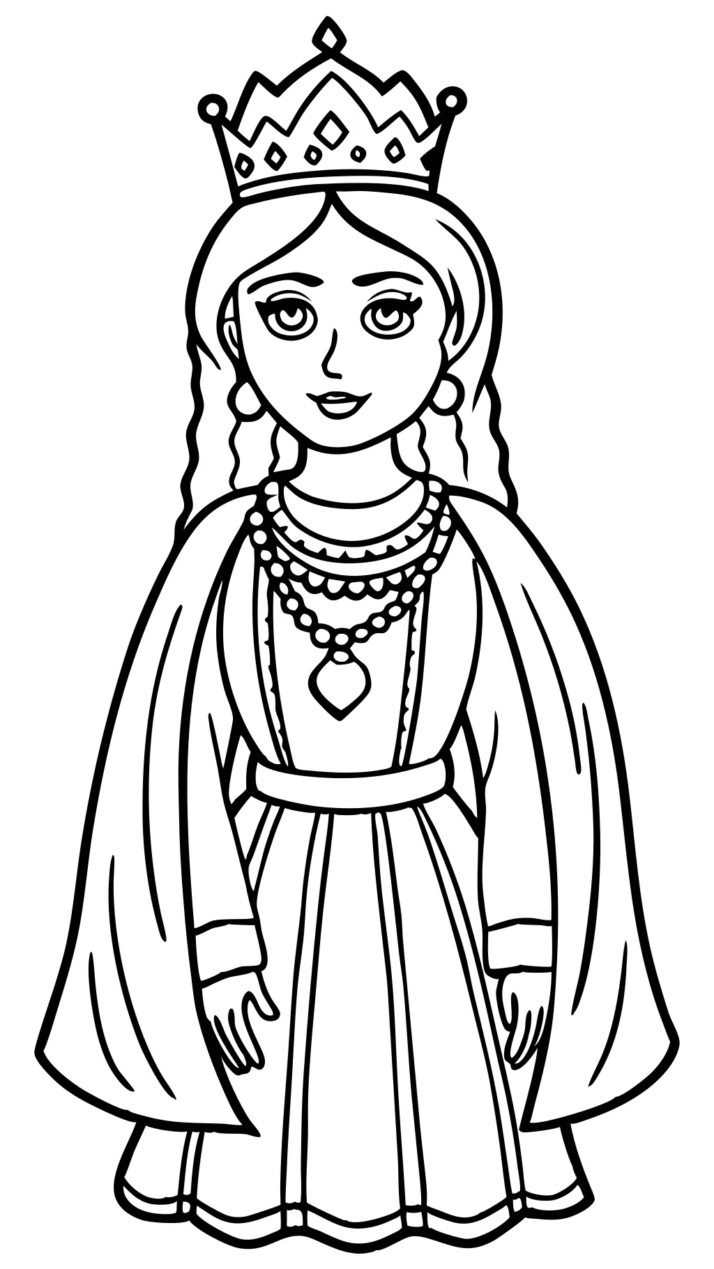 coloriage reine Esther